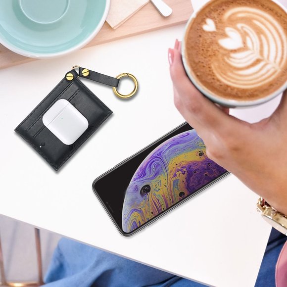 PLUSUS World's Thinnest Leather Wireless Charging Pad & Wallet Premium Gift Set - Picture 9 of 11